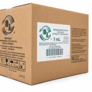 JERINGA INSULINA DL 1ML 27GX13MM C/200 PIEZAS