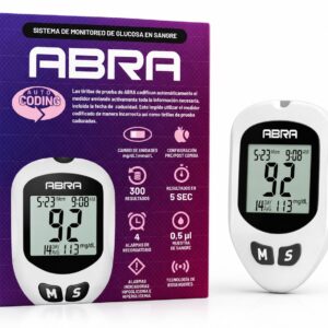 KIT MEDIDOR DE GLUCOSA / GLUCÓMETRO ABRA
